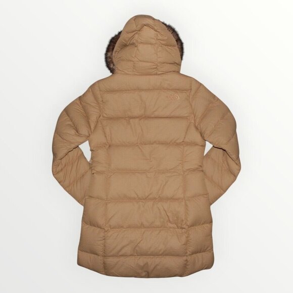 The North Face Womens Dreamer Parkina 600-Down Winter Jacket Almond Butter Sz Xs - Picture 6 of 15
